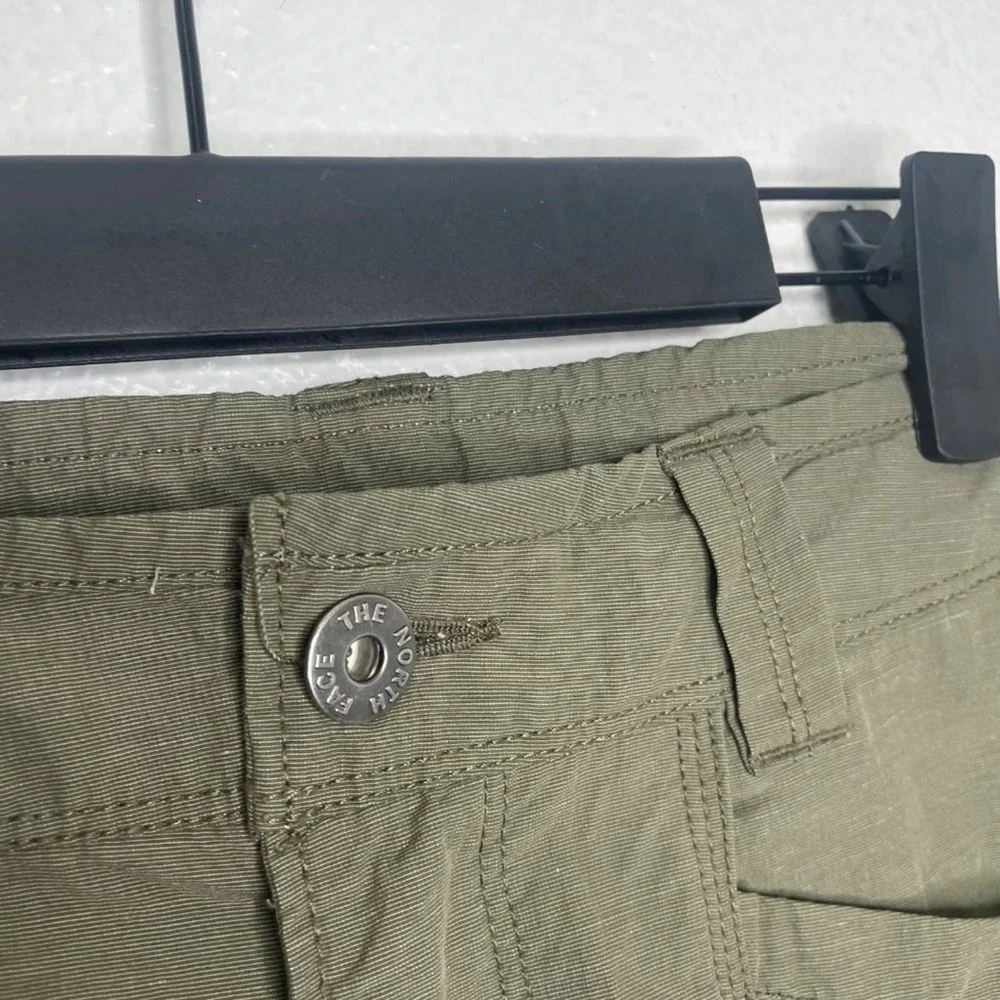 The North Face Mens Horizon Cargo Shorts Olive Green Ripstop Hiking Size 30